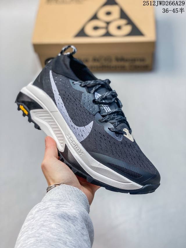 Nike Acg Zegama 舒适贴合 越野跑鞋 男女同款 白黑 12Jwd266A29