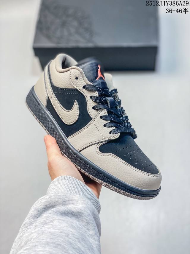 Air Jordan 1 Low 摩卡棕黑 原楦原纸板全新开发 大厂纯原出品 原鞋比对匹配率98% 极致一眼正品既视感 #prime Asia原厂皮料 承诺百分