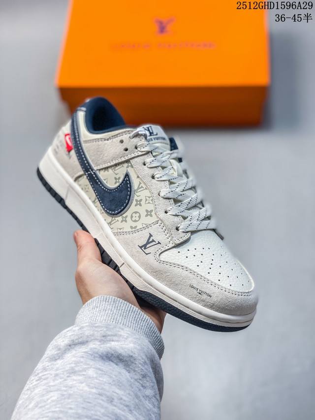奢潮交融，低帮新篇｜Nike Dunk Low X Louis Vuitton联名款 ！当Nike Dunk Low的复古街头骨架邂逅Louis Vuitton