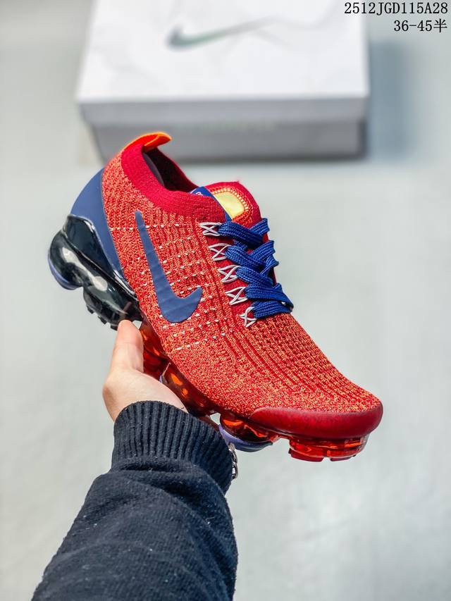 Nike Vapormax 2.0 舒适 低帮跑步鞋 男女同款 货号：Aj6910-103 Size：36 45半 Id：329Jgd1229 12Jgd115