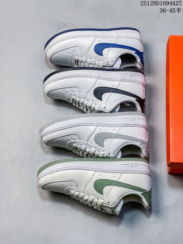 真标耐克Nike Air Force 1’07空军一号低帮百搭休闲运动板鞋。柔软、弹性十足的缓震性能和出色的中底设计，横跨复古与现代的外型结合，造就出风靡全球三