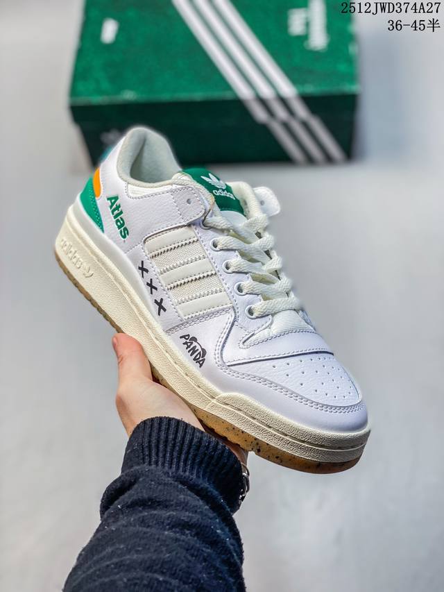 公司级Adidas Forum Low 阿迪达斯 低帮百搭潮流休闲运动板鞋 官方货号:Hp3060 Size:36 36.5 37 38 38.5 39 40