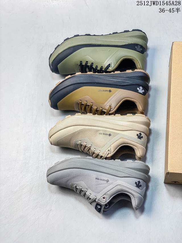 公司级迪桑特Descente Duals Gtx Gore-Tex 时尚 舒适 百搭 防滑耐磨 低帮休闲鞋 官方同步上架 适合技术路线单日徒步穿着受到长途野外跑