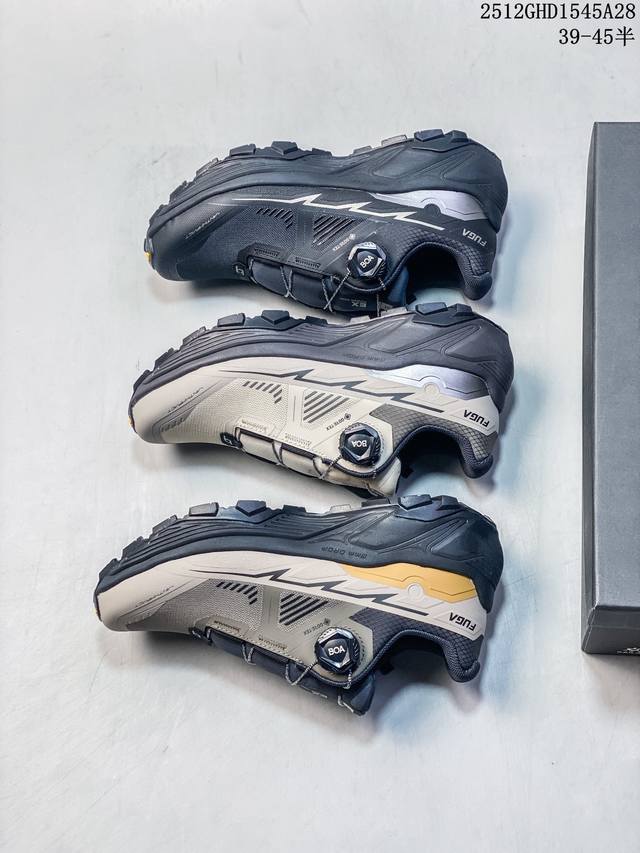 公司级凯乐石 Kailas Fuga Ex3 Gtx Boa 厚底缓冲徒步跑山网布Tpu减震防滑透气包裹性抗冲击轻便回弹 低帮 超强抓地力徒步跑步鞋 Boa适配