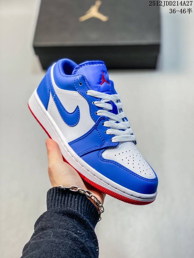 特价公司级乔丹Air Jordan 1 Low Aj1 Wh 乔1 低帮复古文化休闲运动篮球鞋。凭借出色的性能和吸睛的外观， Air Jordan直是风球场和街