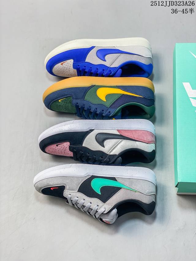 真标带半码 耐克 Sb Force 58 男女同款低帮滑板鞋 货号：Cz2595 600 尺码：36-45含半码 12Jjd323A26