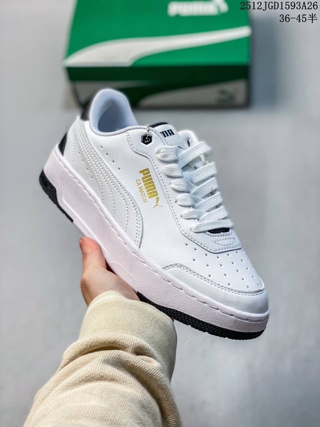 puma Ferrari Ca Match 彪马 防滑耐磨低帮休闲板鞋 设计灵感源自90及00一代的滑板运动文化 简约又不失设计巧思的帅气风格让它轻松驾驭日常休