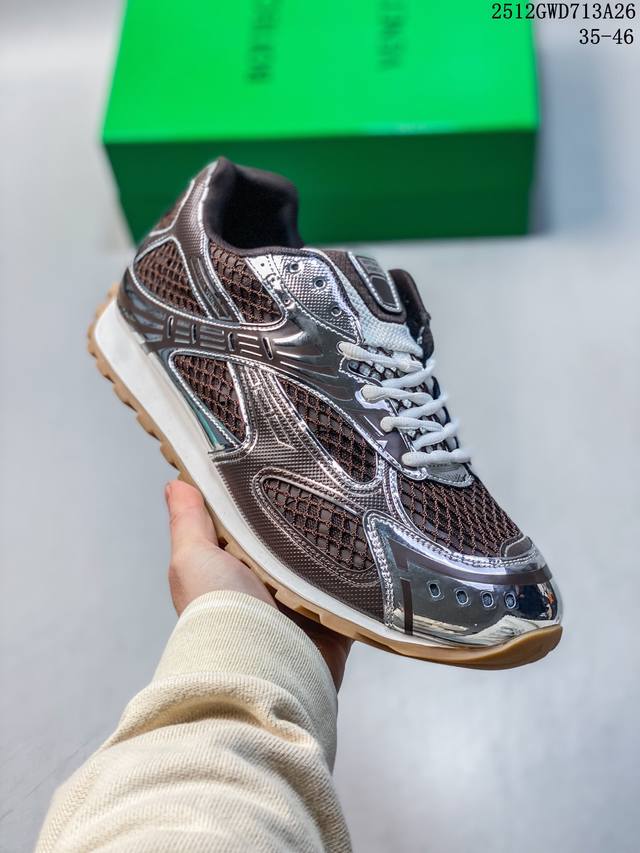 公司级Bottega Veneta Orbit Lace-Up Runner Bv 葆蝶家时尚休闲王一博同款 老爹鞋运动鞋 Max 广货纯原版本 配色不断更新