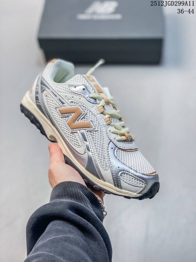 New Balance 新百伦204 系列 复古休闲运动百搭老爹跑步鞋 #采用猪巴革组合网织鞋面材质 #3层组合底模精密开发 #中底嵌入碳板缓震及后跟嵌入Tpu