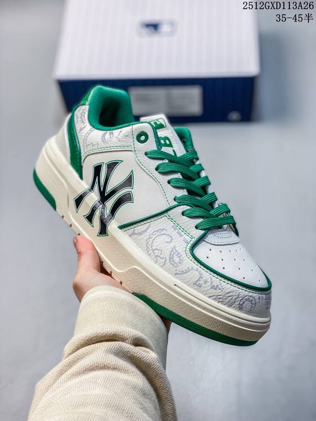 公司级Mlb Ny 印花网红老爹鞋 涂鸦恶作剧 内增高6Cm 原厂原档案数据开发 进口纳米材质 原厂全套手提袋 原盒雷射防伪标包装 官方货号: 3Asxca12