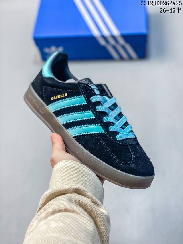 Adidas Originals Gazelle Indoor 休闲舒适 低帮 板鞋 男女同款 12Jdd262A25
