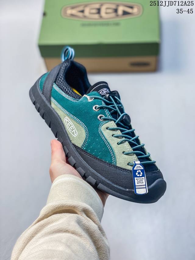 真标Keen科恩 Jasper Rocks 皮革 经典舒适山系休闲 减震耐磨防水 低帮户外功能鞋 匠心专注舒适升级 高标准工艺与高水准材料 成就舒适的Jaspe