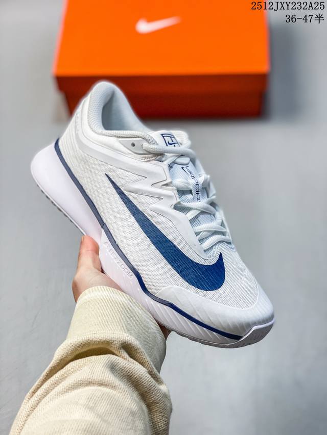 公司级Nike Vapor pro 3 耐克 百搭舒适 透气支撑 低帮网球鞋 货号:Hj6771-100 尺码:36 36.5 37.5 38 38.5 39
