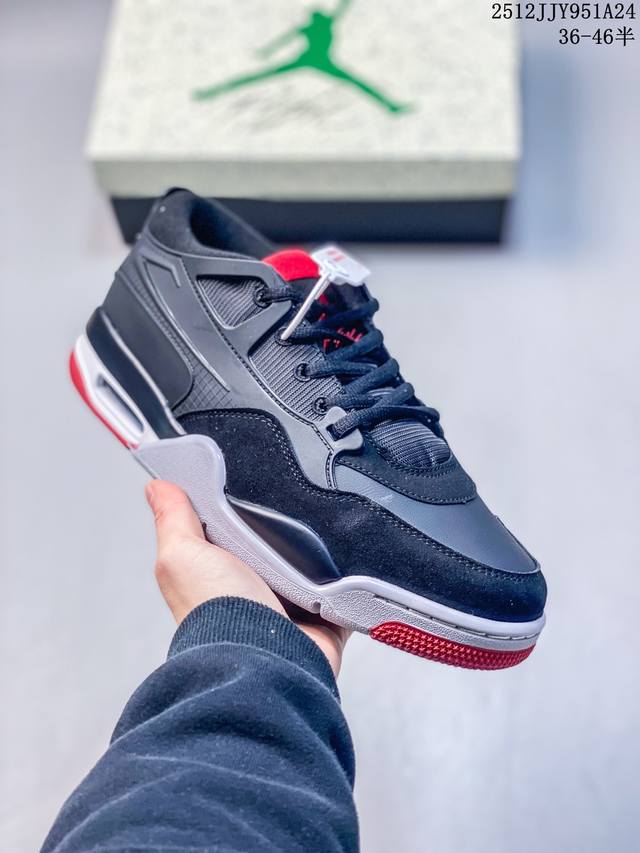 真标Nike Air Jordan 4 Rm 耐克 防滑 低帮 复古篮球鞋 货号:Fq7939-001 Id:Jjd180-Qds 12Jjy951A24