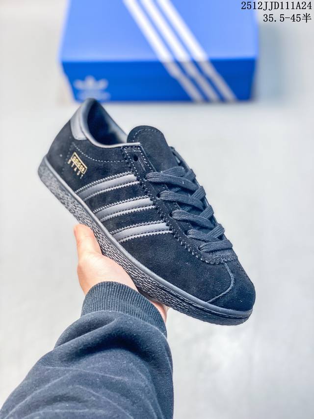 Adidas Originals Stadt 阿迪达斯 舒适百搭 防滑耐磨 低帮 板鞋 货号:Ji6344 尺码:35.5 36 36.5 37 38 38.5