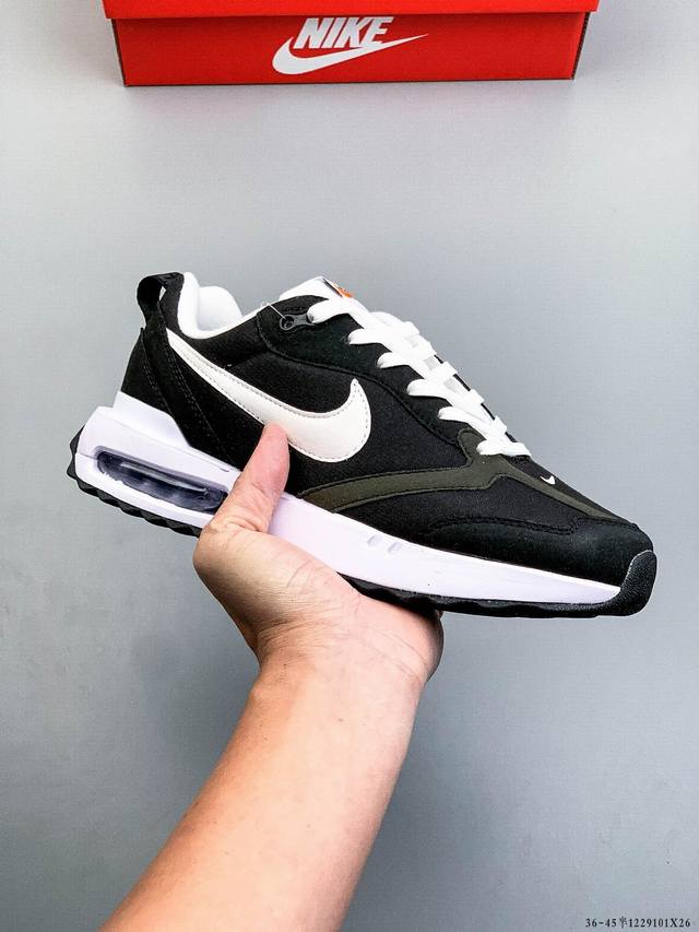 公司级！耐克Nike Nike Air Max Dawn运动休闲鞋 透视小气垫缓震轻盈透气运动跑鞋 1229101X26