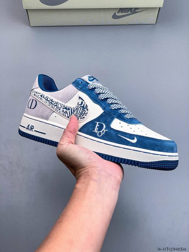 纯原版本 原楦数据纸版，采用硬质优质皮革鞋面材质，内置全掌Air Sole气垫。耐克 Nike Air Force 1 Low 空军一号低帮经典百搭休闲运动板鞋