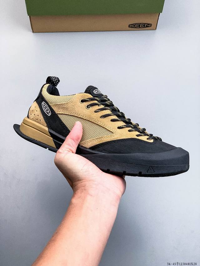 公司级 Keen 科恩 Jasper Iii 男女户外山系舒适耐磨徒步鞋休闲鞋 Keen推出Jasperhi皮革与透气网眼的碰撞让双脚自在呼吸，从山野到街头成为