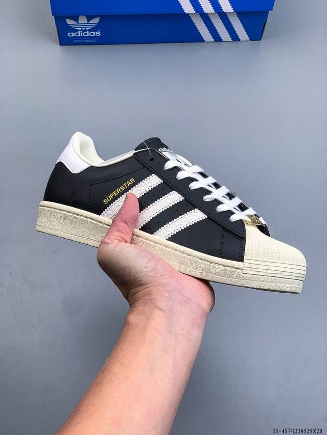 公司级！阿迪达斯Adidas Superstar 贝壳头经典百搭休闲板鞋 1230525X20