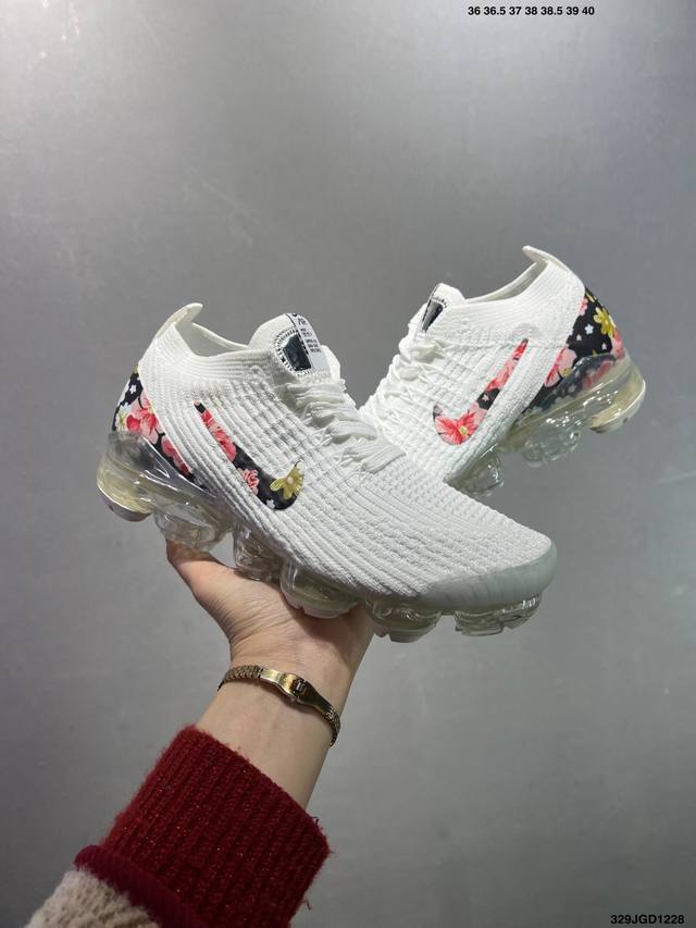 Nike Air Vapormax Flyknit 2.0 二代大气垫百搭慢跑鞋#进口针织机台 原面打造坚挺科技针织#公司原底气垫 细节诠释一切质疑#原产标加持
