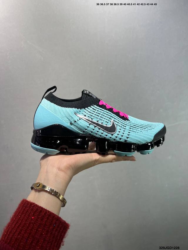 Nike Air Vapormax Flyknit 2.0 二代大气垫百搭慢跑鞋#进口针织机台 原面打造坚挺科技针织#公司原底气垫 细节诠释一切质疑#原产标加持
