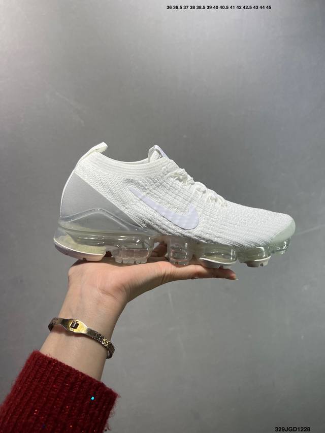 Nike Air Vapormax Flyknit 2.0 二代大气垫百搭慢跑鞋#进口针织机台 原面打造坚挺科技针织#公司原底气垫 细节诠释一切质疑#原产标加持