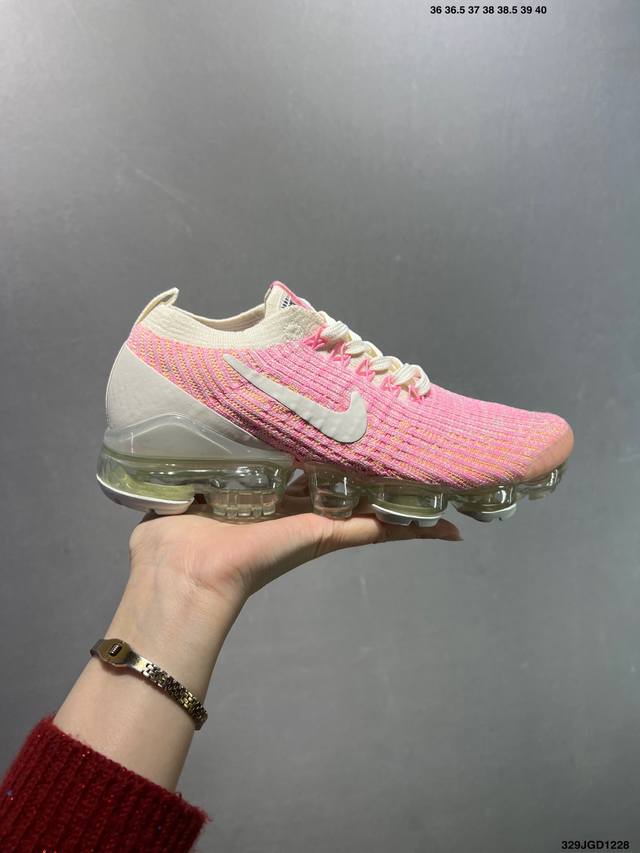 Nike Air Vapormax Flyknit 2.0 二代大气垫百搭慢跑鞋#进口针织机台 原面打造坚挺科技针织#公司原底气垫 细节诠释一切质疑#原产标加持