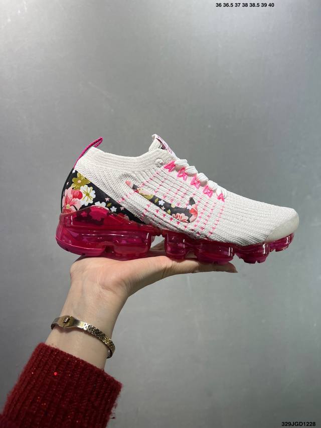 Nike Air Vapormax Flyknit 2.0 二代大气垫百搭慢跑鞋#进口针织机台 原面打造坚挺科技针织#公司原底气垫 细节诠释一切质疑#原产标加持