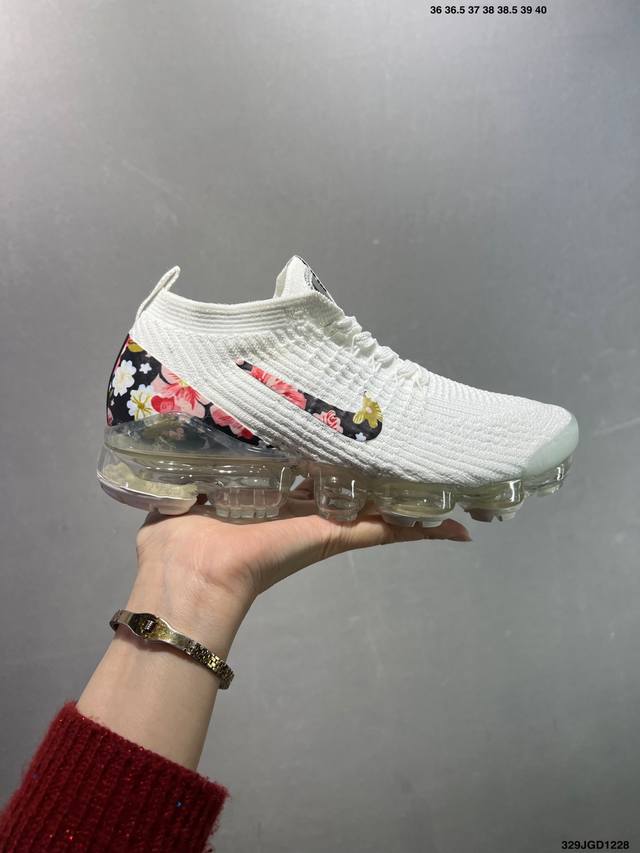 Nike Air Vapormax Flyknit 2.0 二代大气垫百搭慢跑鞋#进口针织机台 原面打造坚挺科技针织#公司原底气垫 细节诠释一切质疑#原产标加持