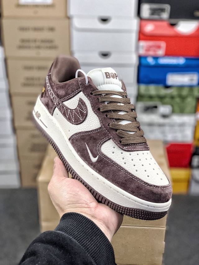 福利特价 #公司级福利 市面原价310版本 Nk Air Force 1’07 定制配色 联名款 空军一号经典低帮休闲百搭板鞋 公司级版本 定制鞋盒 大厂流水作