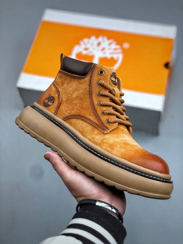 福利特价 本地自减 Timberland添柏岚 天伯伦 秋冬新品 秋冬必备户外休闲大黄靴系列#广东大厂品质 原盒原包装 时尚潮流搭配 面料采用意大利顶级磨砂细纹