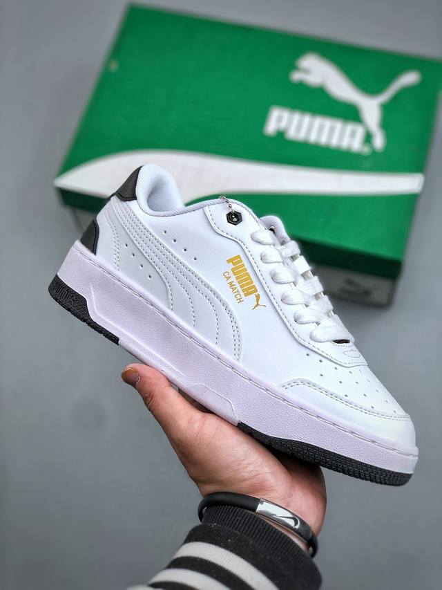 puma Bwm Ca Match 赛车联名 织物皮革 复古易穿 减震耐磨 低帮 彪马生活休闲鞋 货号:308621-07 尺码：36-45