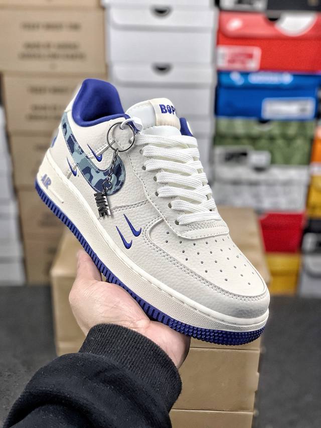 福利特价 #公司级福利 市面原价310版本 Nk Air Force 1’07 定制配色 联名款 空军一号经典低帮休闲百搭板鞋 公司级版本 定制鞋盒 大厂流水作