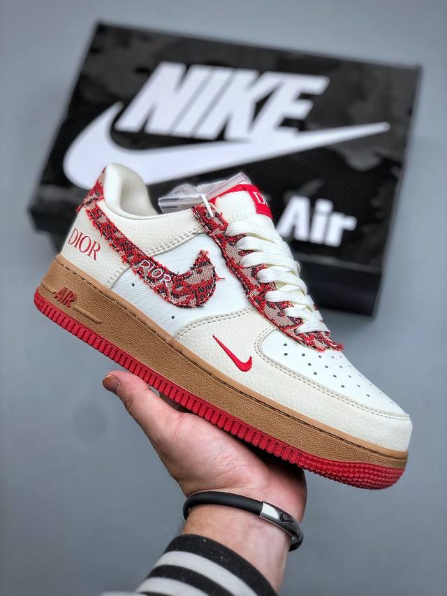 福利特价 Nike Air Force 1 Low 联名款 原楦头原纸板 打造纯正低帮空军版型专注外贸渠道 全掌内置蜂窝气垫 原盒配件 原厂中底钢印、拉帮完美