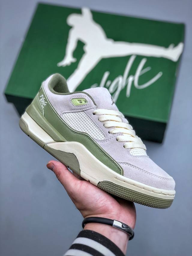 Nike Jordan Flight Court Sp 搭防滑耐磨 低帮 耐克复古篮球鞋 货号：Fz9854 203 尺码：36-47 半