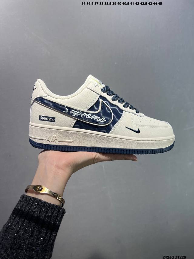 Nike Air Force 1 Low 联名空军一号低帮运动休闲板鞋 原楦头原纸板 打造纯正空军版型#专注外贸渠道 全掌内置蜂窝气垫 #原盒配件 原厂中底钢印