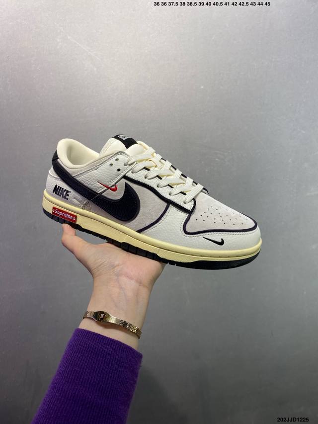 Nike Dunk Low Retro ‘Diy高端定制’耐克 低帮休闲运动板鞋 原装头层材料 用料绝不含糊 独家版型蒸餾加工帶來的是更好的视觉和脚感体验 清洁