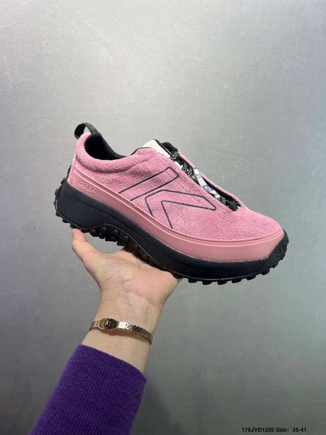 公司级科恩Keen 美国人气户外品牌-科恩Keen Jasper Rocks Sp贾斯珀都市系列复古低帮系带户外风露营徒步登山运动训练鞋 原楦型开发纸版#采用固