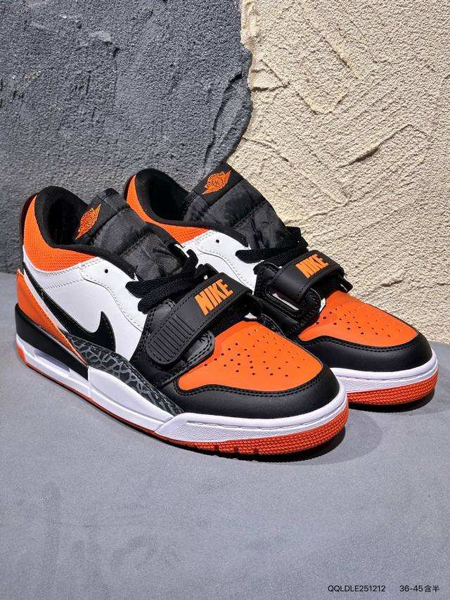 新品上市实拍 Air Jordan Legacy 312 有着交错结合的设计，它的名字就展现出它所包含的鞋款元素，312 分别对应了 Air Jordan 3、