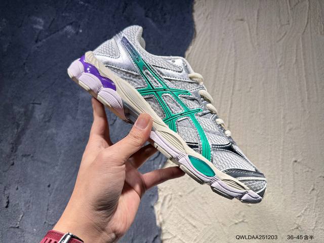 新品上市实拍 Asics Gel-Kayano 14 公司级版本 亚瑟士运动休闲透气专业跑鞋 采用工程弹性双层再生针织密度鞋面材质 后跟3D可视Gel缓震乳胶物
