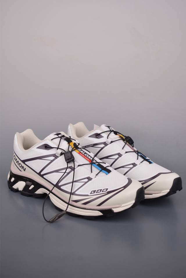 法国户外品牌-萨洛蒙 Salomon Xt-6 Camo 探索者系列 纯原版本 潮流越野机能户外休闲运动跑步鞋 采用透气网布与防护皮革组合鞋面材质 牛角扣系带开