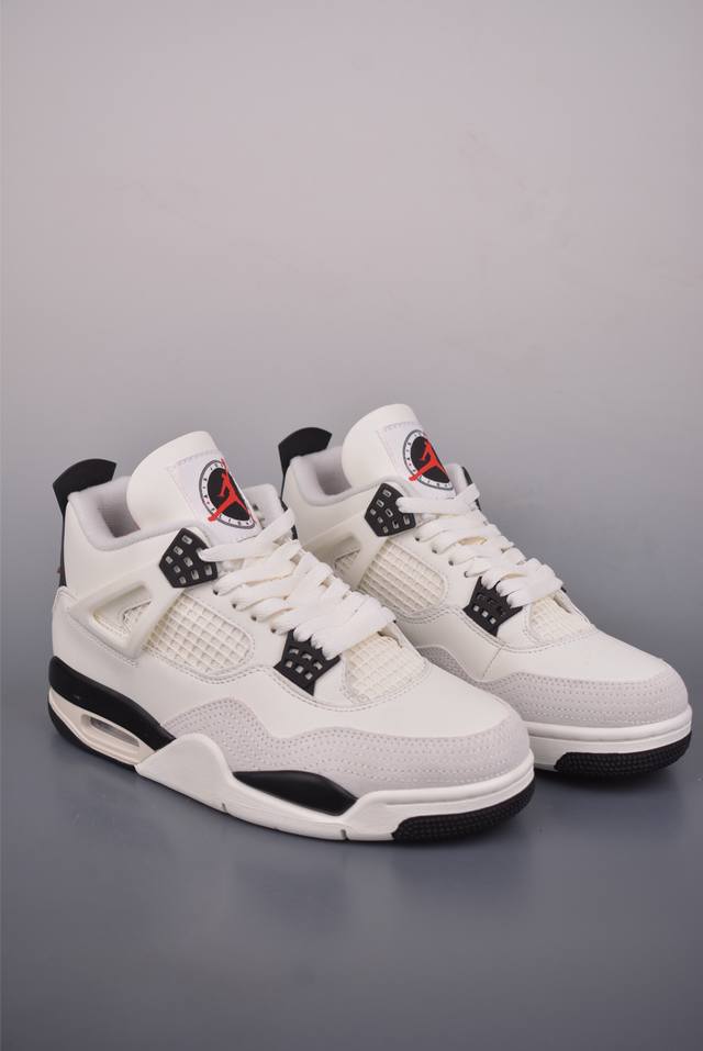 Air Jordan 4 Retro 乔丹四代 复刻白黑红 纯原大厂出品 Air Jordan Aj4 Retro 原楦原纸板 原厂材料开发 细节把控到位 主供