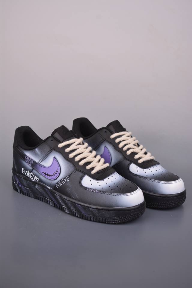 Nike Air Force 1 Low 手绘涂鸦 原楦头原纸板 打造纯正空军版型 专注外贸渠道 全掌内置蜂窝气垫 原盒配件 原厂中底钢印、拉帮完美 官方货号: