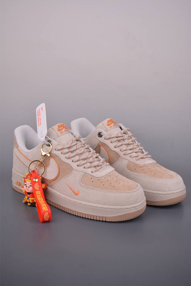 Nike Air Force 1 Low 麂皮灰 原楦头原纸板 打造纯正空军版型 专注外贸渠道 全掌内置蜂窝气垫 原盒配件 原厂中底钢印、拉帮完美 官方货号: