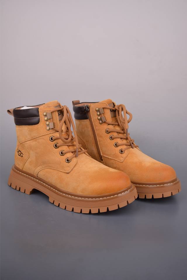 Ugg Tasman Weather Hybrid 塔斯曼混合系列中帮轻量休闲马丁靴 2025秋冬新品 羊羔毛一体内里 保暖锁热 秋冬必备 户外中帮休闲马丁靴雪