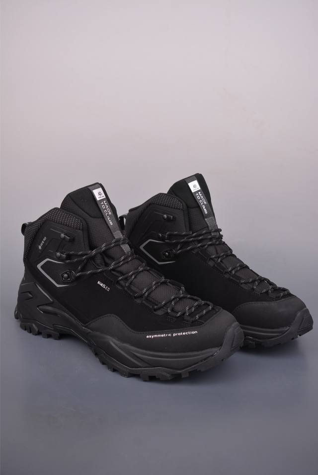 L Kailas凯乐石Fuga Ex Boa 高帮越野跑山鞋防滑透气弹力户外跑步鞋 透气针织鞋面搭配Boa螺丝系带系统 带来舒适便捷的穿着体验 较厚的鞋底设计为