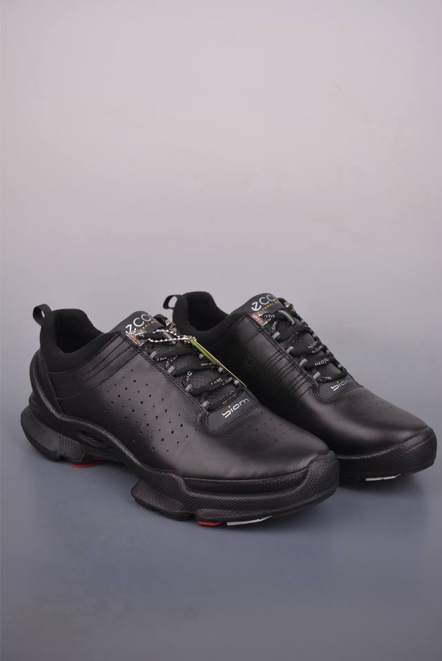 爱步 Ecco 莞产纯原 渠道原单 真全头层牛皮 代购指定版本 pk市面上任何版本 吊打市面上贴皮版本 Ecco爱步跑步鞋百搭舒适 秋冬新款厚底休闲运动鞋男鞋