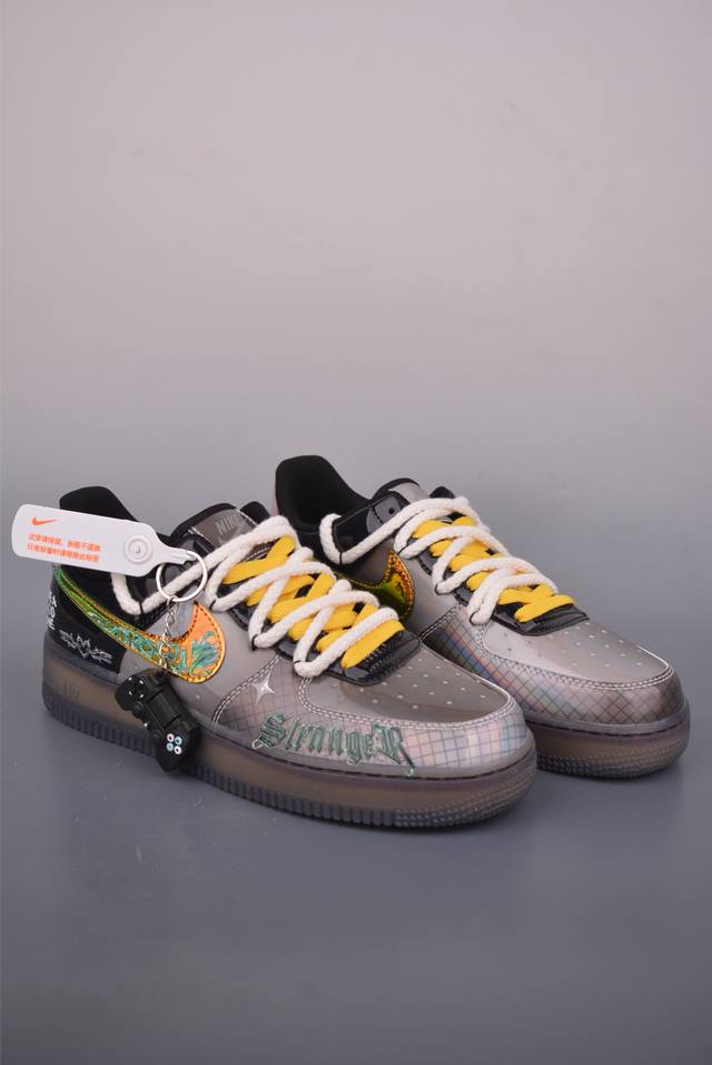 Nike Air Force 1 Low 万圣节 解构绑带 原楦头原纸板 打造纯正空军版型 专注外贸渠道 全掌内置蜂窝气垫 原盒配件 原厂中底钢印、拉帮完美 官