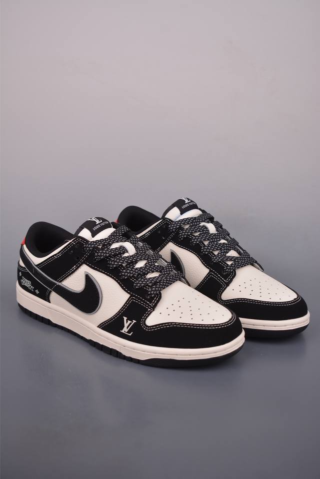 Nike Sb Dunk Low Lv联名 纯原大厂出品 极力推荐 原装头层材料 独家版型蒸餾加工 帶來的是更好的视觉和脚感体验 大厂纯原品质出货 清洁度 电绣