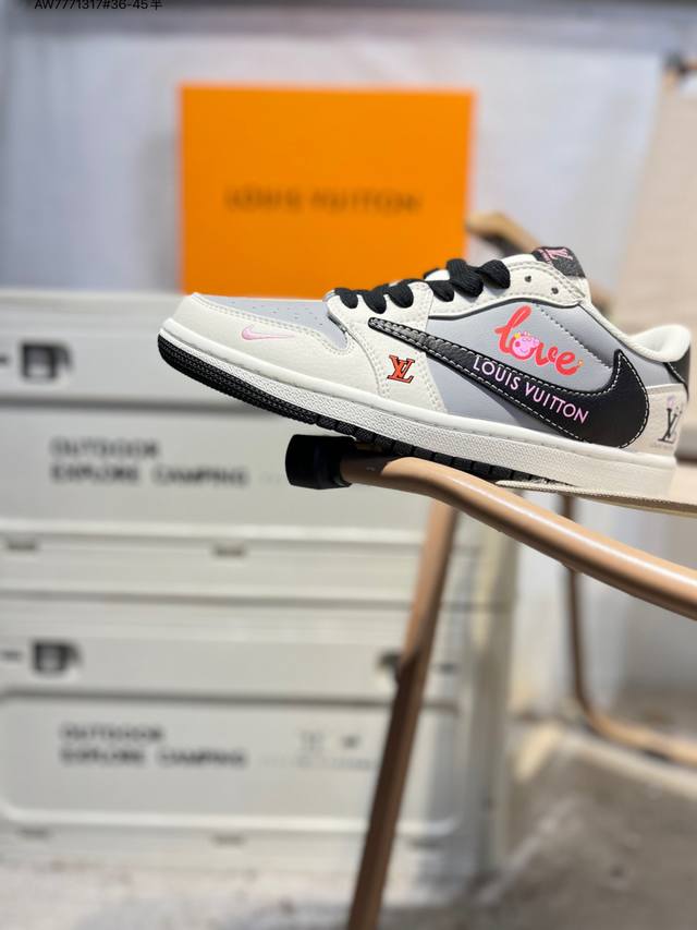 公司级头层皮乔丹Air Jordan 1 Low Aj1低帮系列篮球鞋 官方同步配色 原装级产物 #拒绝公底 立体鞋型 细节完美 高清洁度Dz2688 Aw77